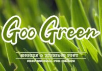 Goo Green Font - Featured Image