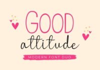 Good Attitude Font - Featured Image