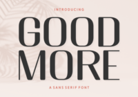 Good More Font - Featured Image