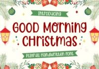 Good Morning Christmas Font - Featured Image