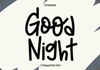 Good Night Font - Featured Image