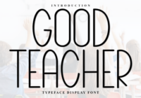 Good Teacher Font - Featured Image