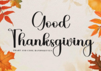 Good Thanksgiving Font - Featured Image