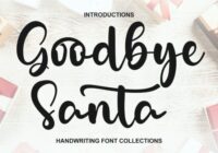 Goodbye Santa Font - Featured Image
