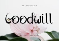 Goodwill Font - Featured Image
