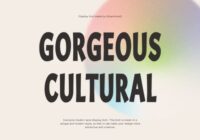 Gorgeous Cultural Font - Featured Image