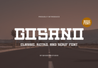 Gosano Font - Featured Image