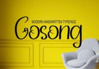 Gosong Font - Featured Image