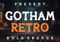 Gotham Retro Font - Featured Image