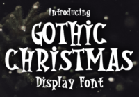 Gothic Christmas Font - Featured Image