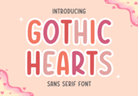 Gothic Hearts Font - Featured Image