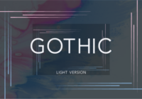 Gothic Light Font - Featured Image