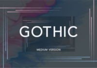 Gothic Medium Font - Featured Image