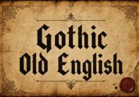 Gothic Old English Font - Featured Image