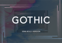 Gothic Semi-Bold Font - Featured Image