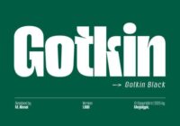 Gotkin Black Font - Featured Image