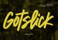 Gotslick Font - Featured Image