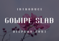Gowipe Slab Font - Featured Image
