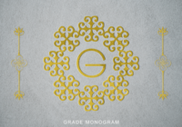 Grade Monogram Font - Featured Image