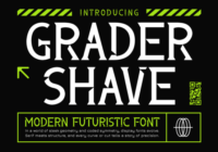 Grader Shave Font - Featured Image