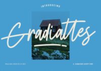 Gradiattes Script Font - Featured Image