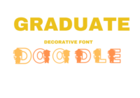 Graduate Doodle Font - Featured Image