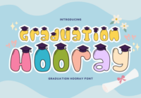 Graduation Hooray Font - Featured Image
