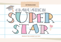 Graduation Superstar Font - Featured Image