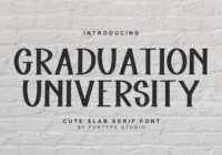 Graduation University Font - Featured Image