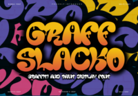 Graff Slacko Font - Featured Image