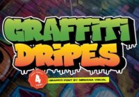 Graffiti Dripes Font - Featured Image