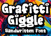 Graffiti Giggle Font - Featured Image