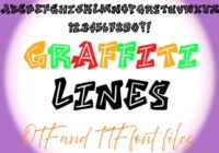 Graffiti Lines Font - Featured Image