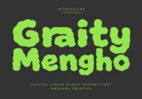 Graity Mengho Font - Featured Image