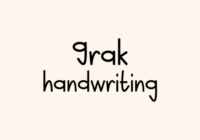 Grak Font - Featured Image
