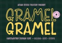 Gramel Font - Featured Image