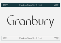 Granbury Font - Featured Image
