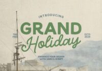 Grand Holiday Font - Featured Image