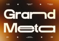 Grand Meta Font - Featured Image