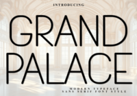 Grand Palace Font - Featured Image