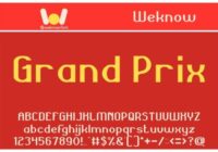 Grand Prix Font - Featured Image