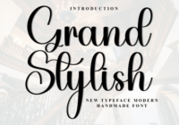 Grand Stylish Font - Featured Image