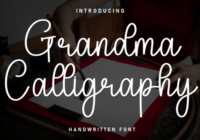 Grandma Calligraphy Font - Featured Image