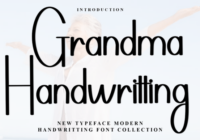 Grandma Handwritting Font - Featured Image