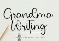 Grandma Writing Font - Featured Image