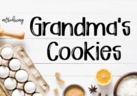 Grandma's Cookies Font - Featured Image