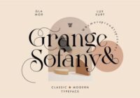 Grange Sofany Font - Featured Image
