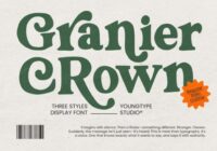 Granier Crown Font - Featured Image