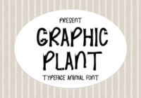 Graphic Plant Font - Featured Image