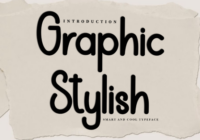Graphic Stylish Font - Featured Image